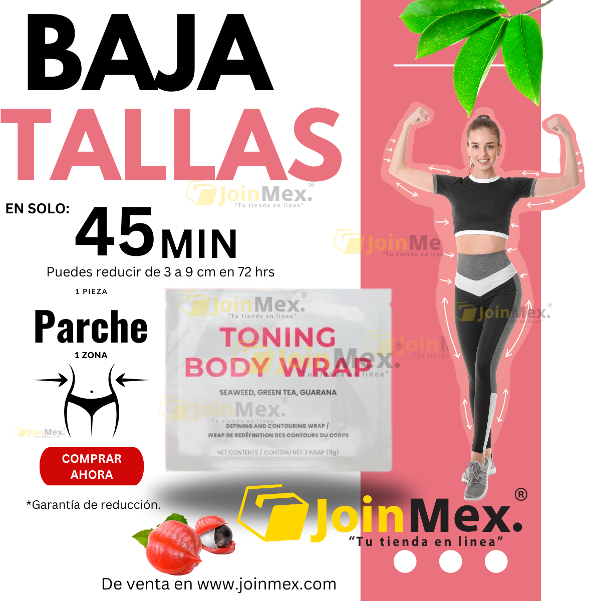 Parche reductor de tallas en solo 45 minutos
