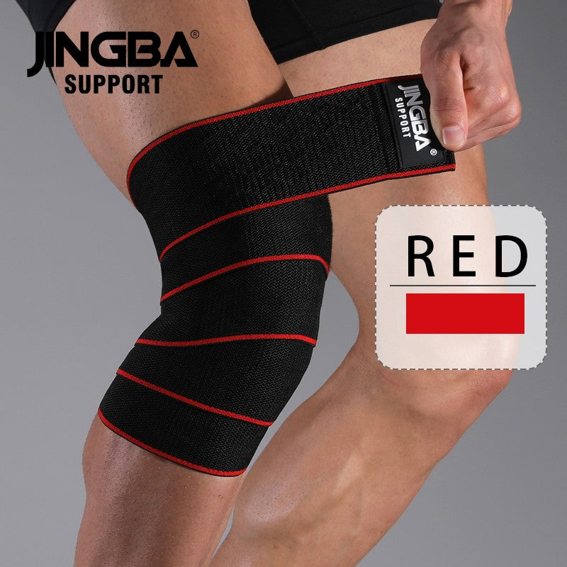 1 Uds. Rodilleras deportivas para levantamiento de pesas, vendajes para rodillas, sentadillas, accesorios para equipos de entrenamiento para gimnasio