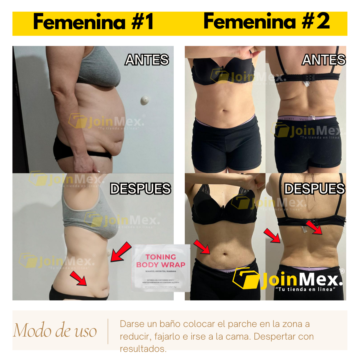 Parche reductor de tallas en solo 45 minutos