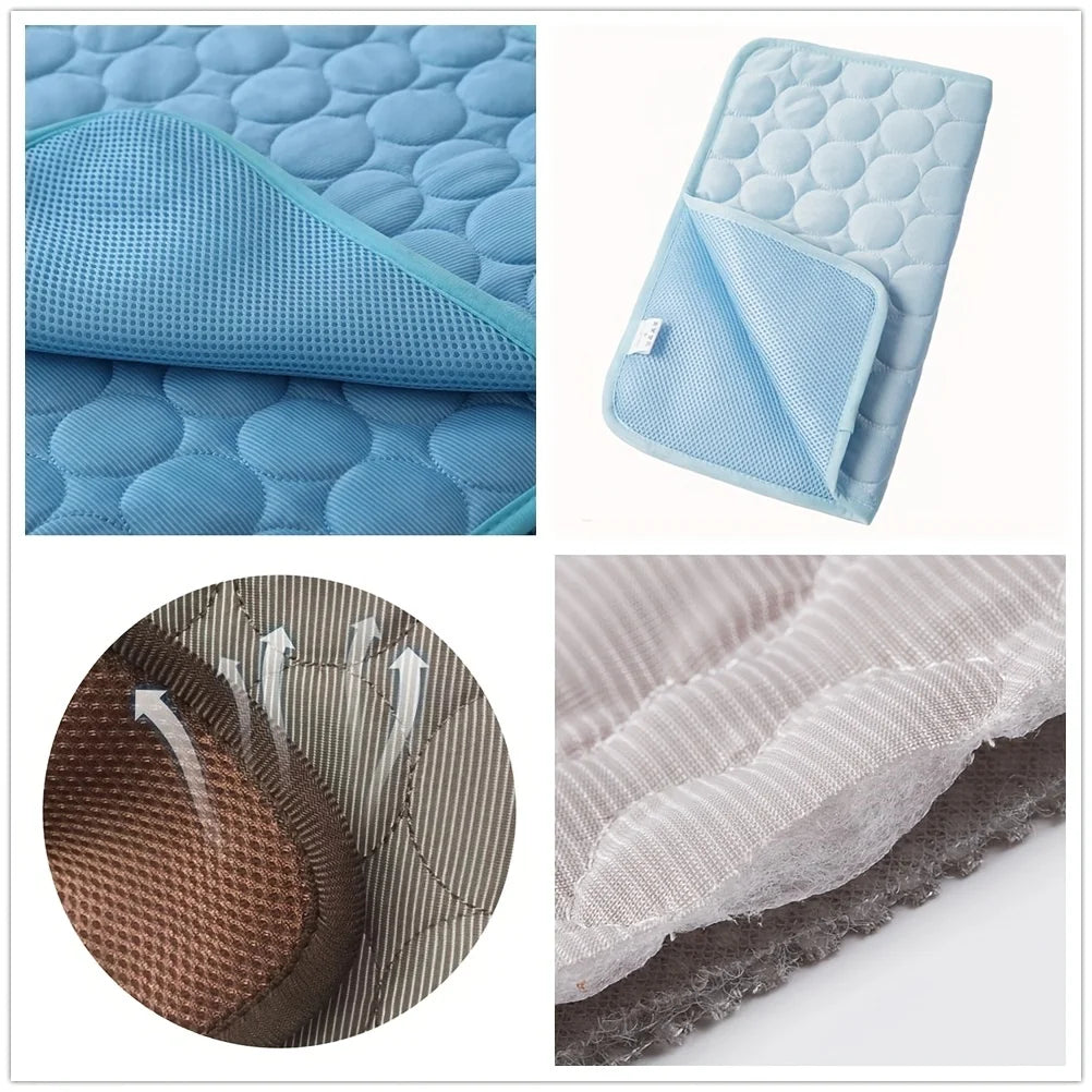 Pet Cooling Mat, Extra Large Cool Bed for Small Dogs