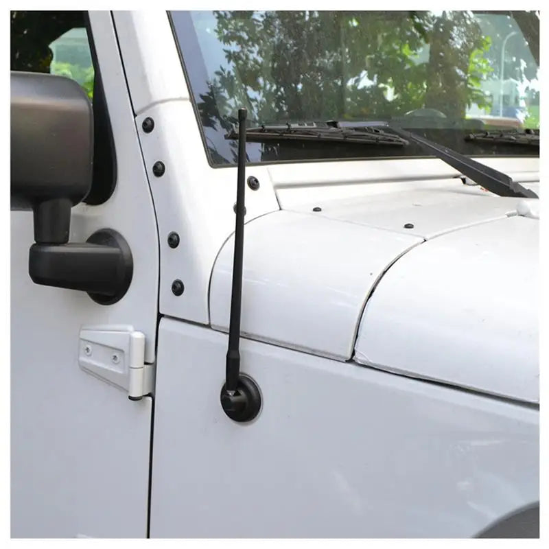 AM FM Radio reflex antenna for Jeep Wrangler, 13", JK JL 2007, 2008, 200