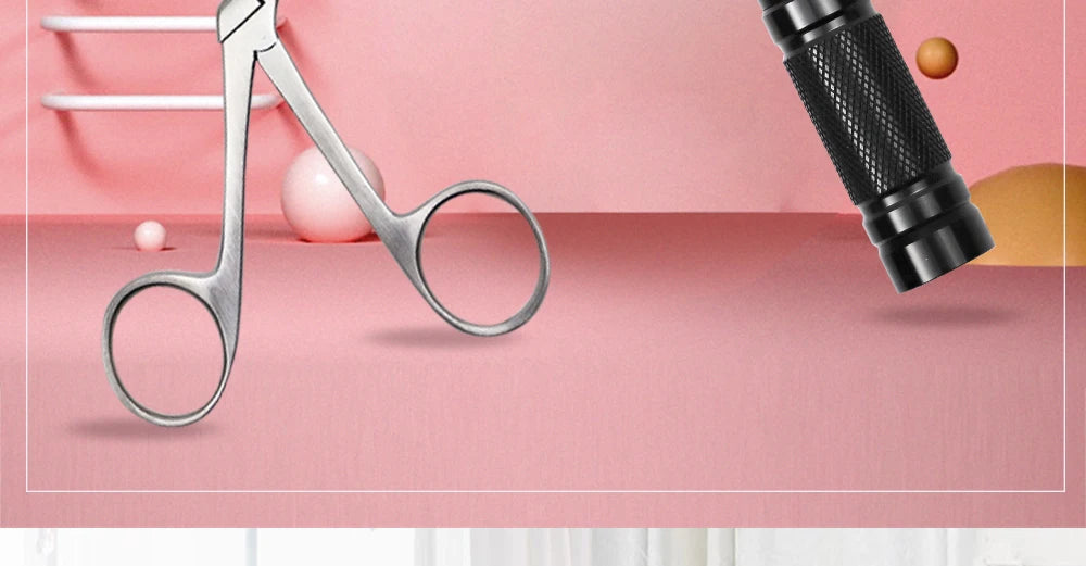Ear Nose Cleaner Pliers Endoscope Ear Wax Remover