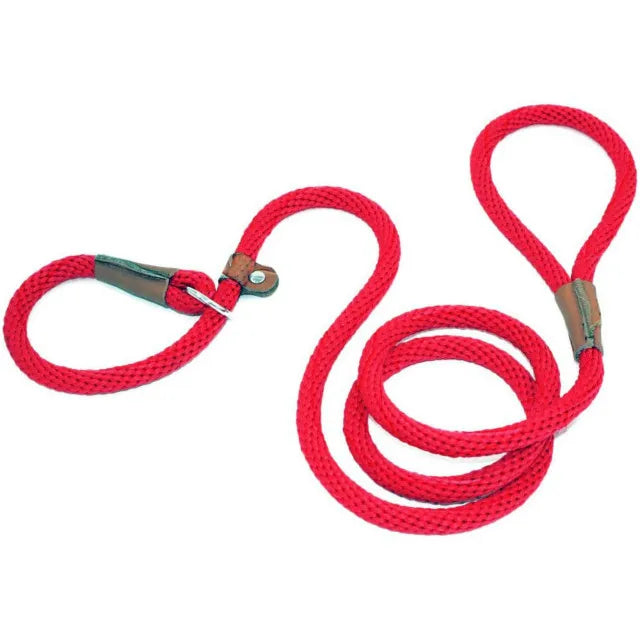 Dog Collar Anti-slip Lead Leash High Strength Braided Rope
