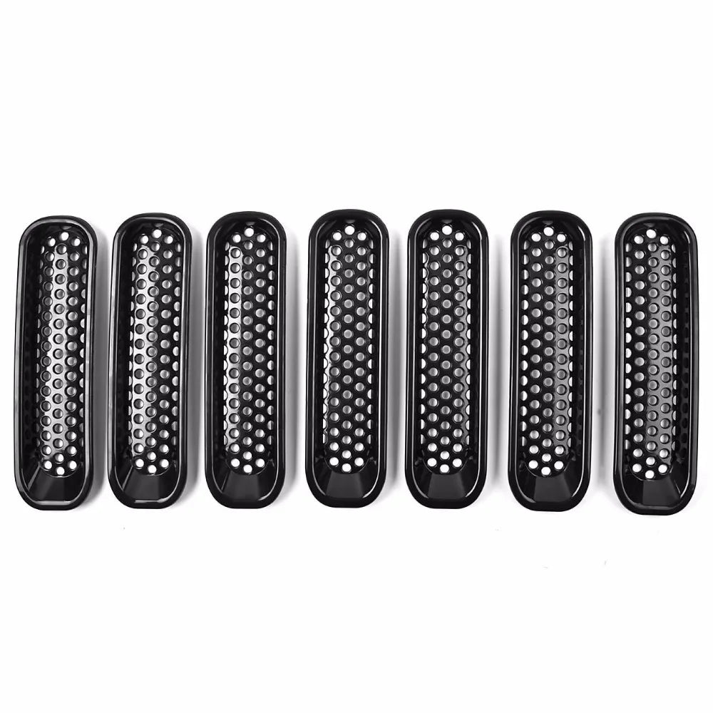 Front Grille Cover for Jeep Wrangler JK Front Grille Inserts
