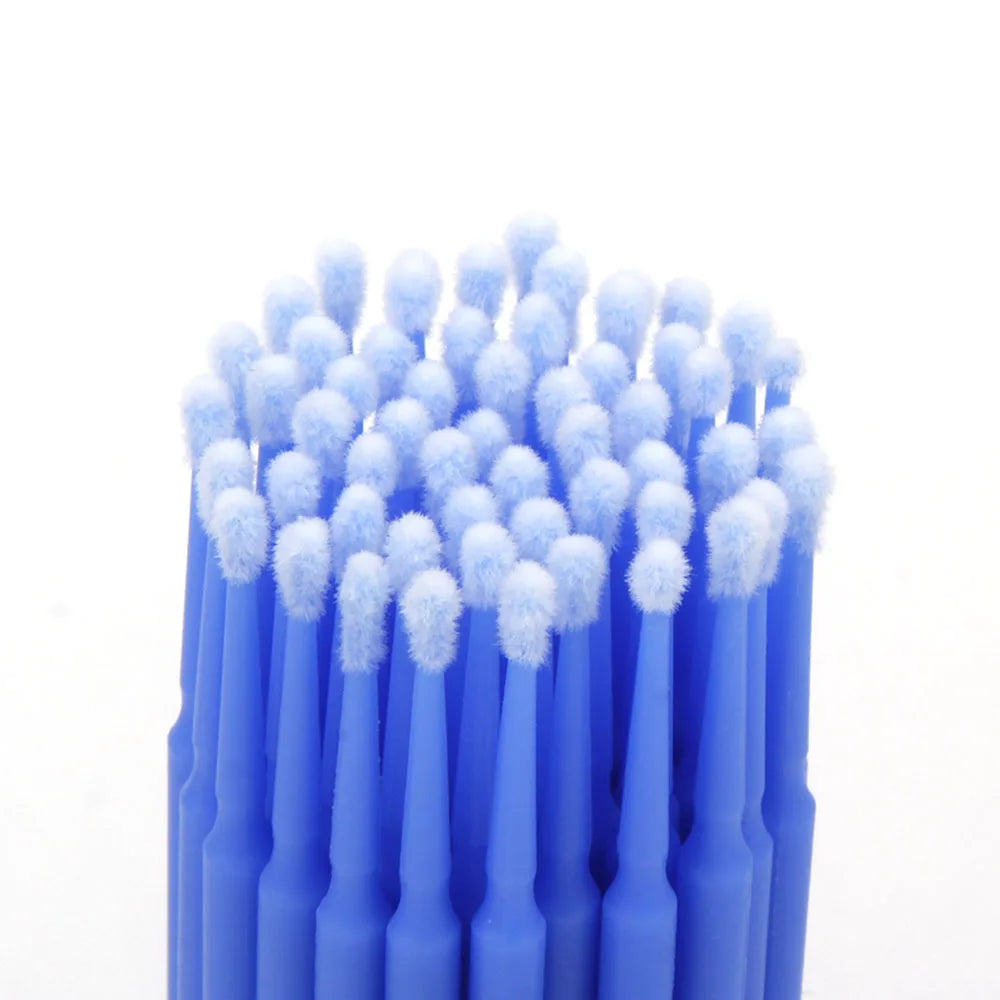 Disposable Eyelash Brushes Cotton Swab Individual Microbrush