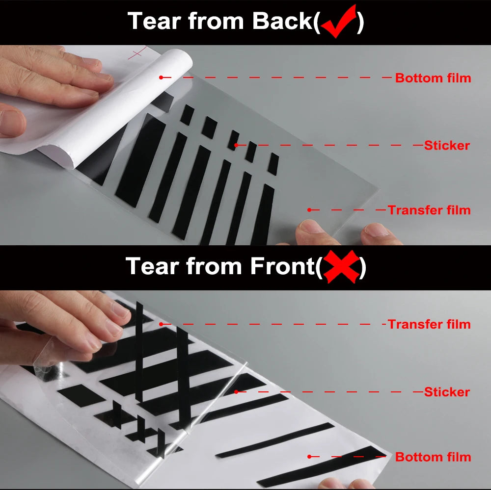 Mudslinger Style Sticker for Truck Bed Car Splash Kit