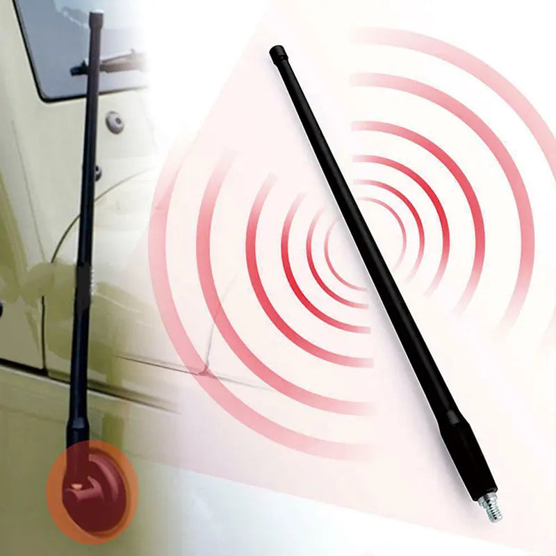 AM FM Radio reflex antenna for Jeep Wrangler, 13", JK JL 2007, 2008, 200