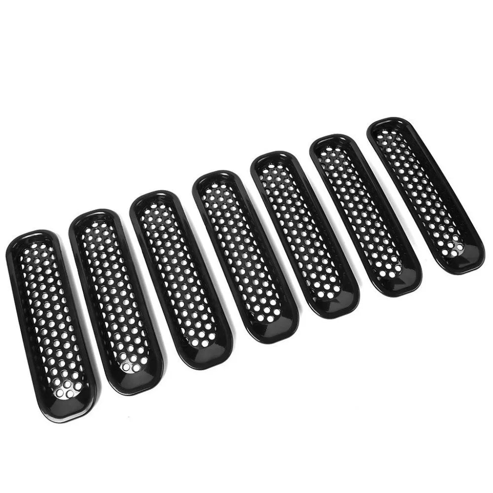 Front Grille Cover for Jeep Wrangler JK Front Grille Inserts