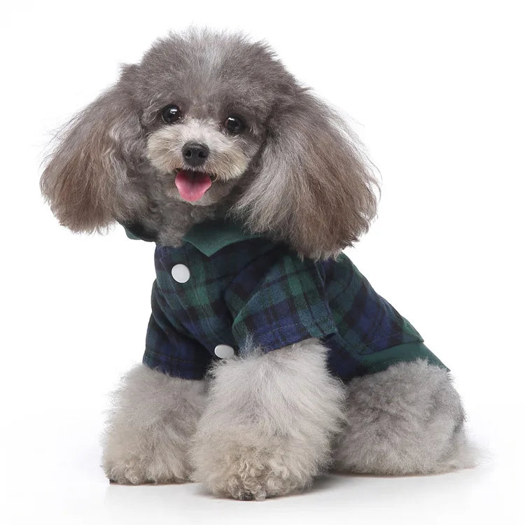 Traje de chaquetas de boda azul para perros con pajarita azul, tela formal para cachorros y gatos