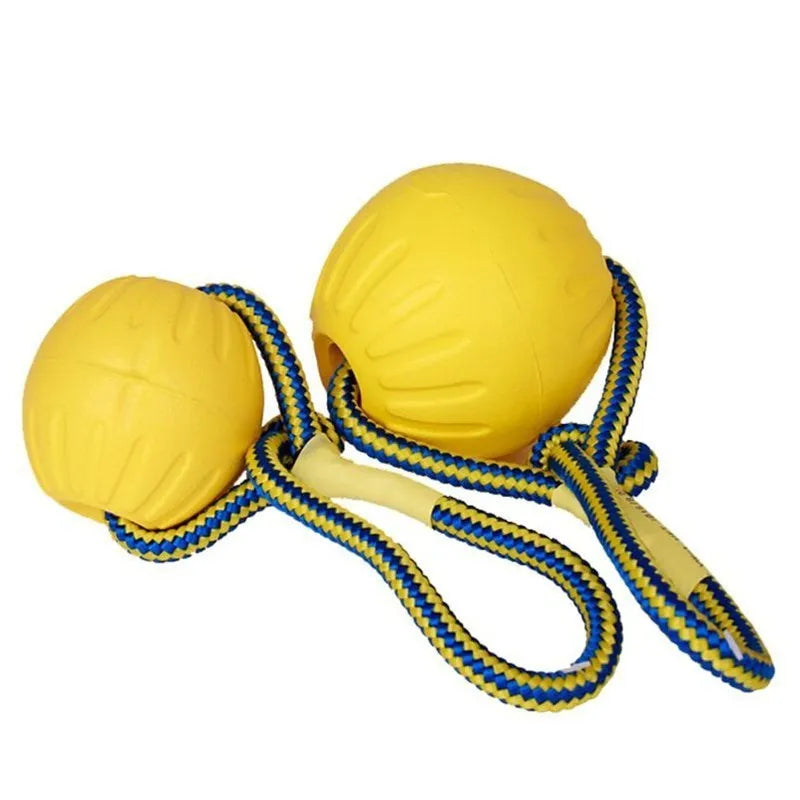 Indestructible Rubber Teeth Bite Ball Fun Training Ball