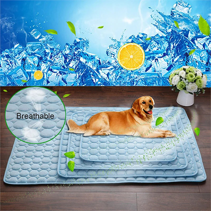 Esterilla transpirable para perros y gatos, manta refrescante para perros