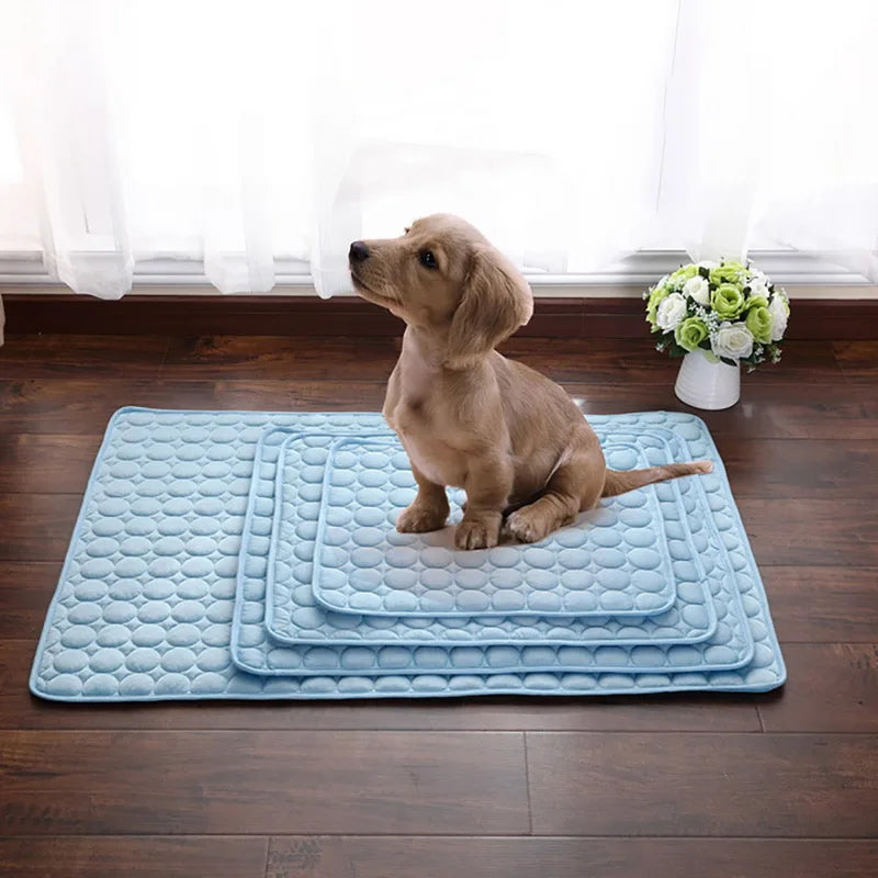 Esterilla transpirable para perros y gatos, manta refrescante para perros