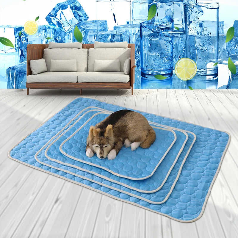 Esterilla transpirable para perros y gatos, manta refrescante para perros