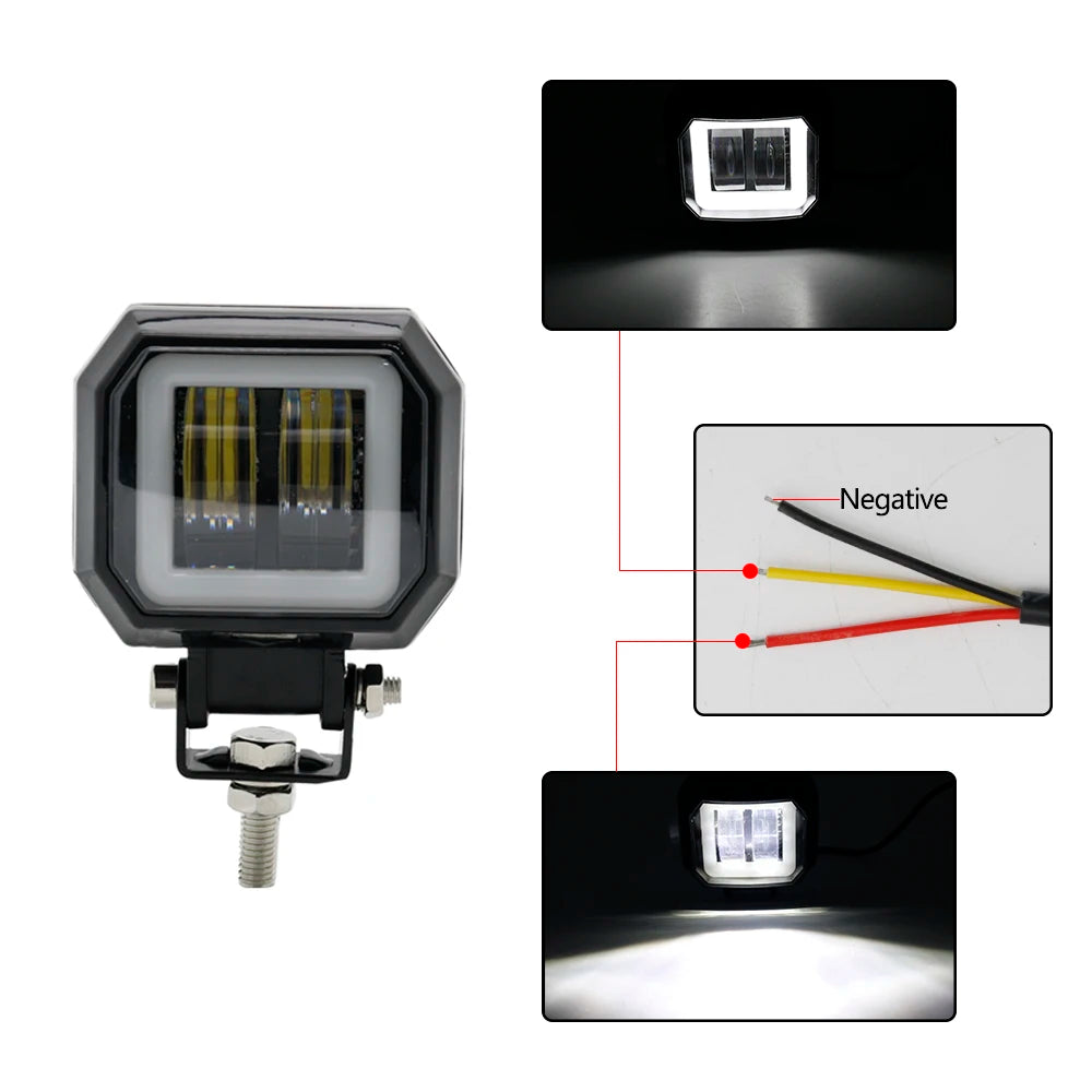 3 Inch LED Daytime Running Light Fog Lamp Led Light Headlight