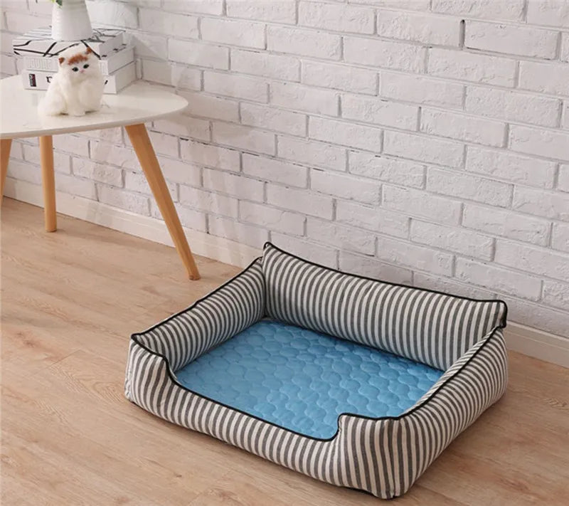Esterilla transpirable para perros y gatos, manta refrescante para perros