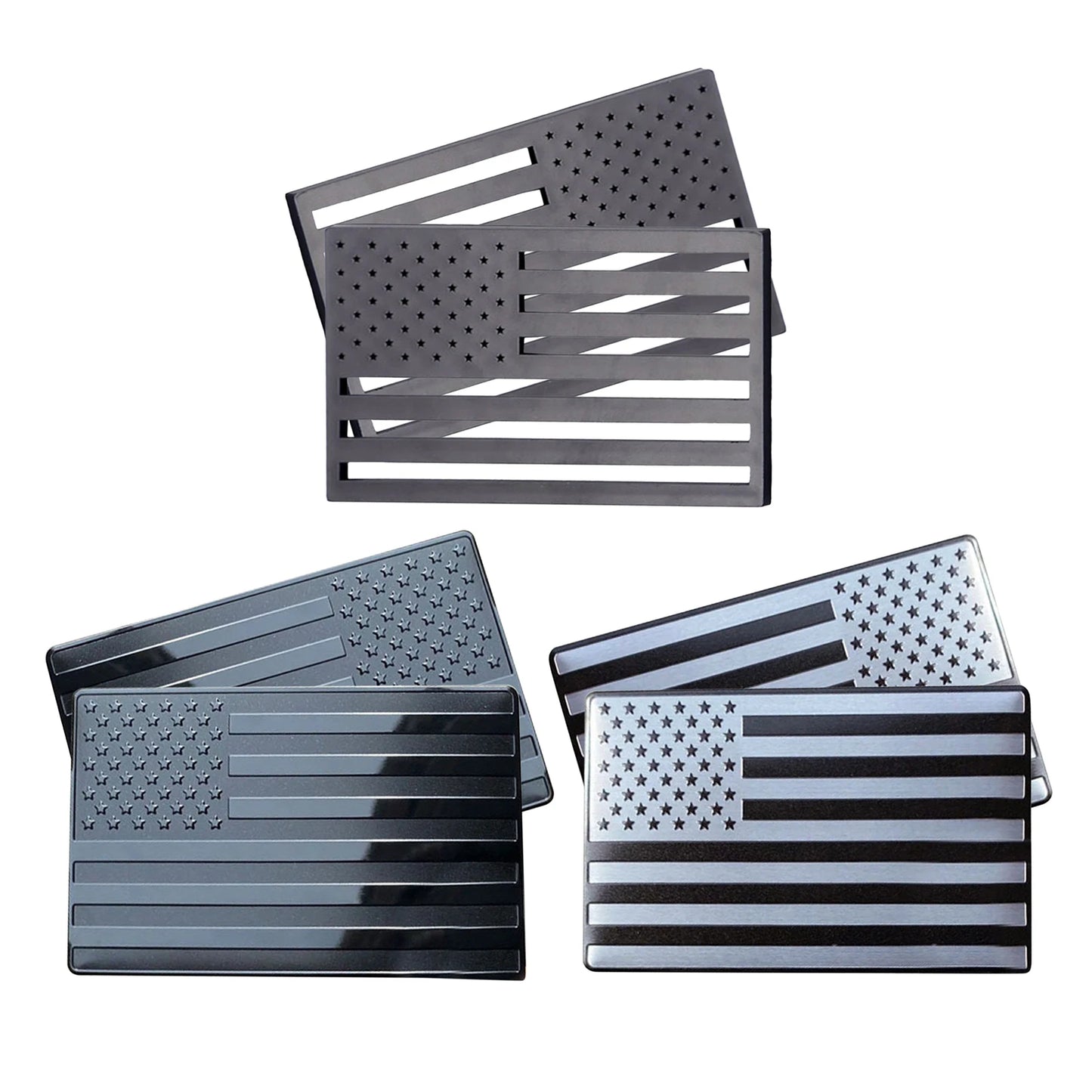 3D USA American Flag Car Emblem Decals Sticker