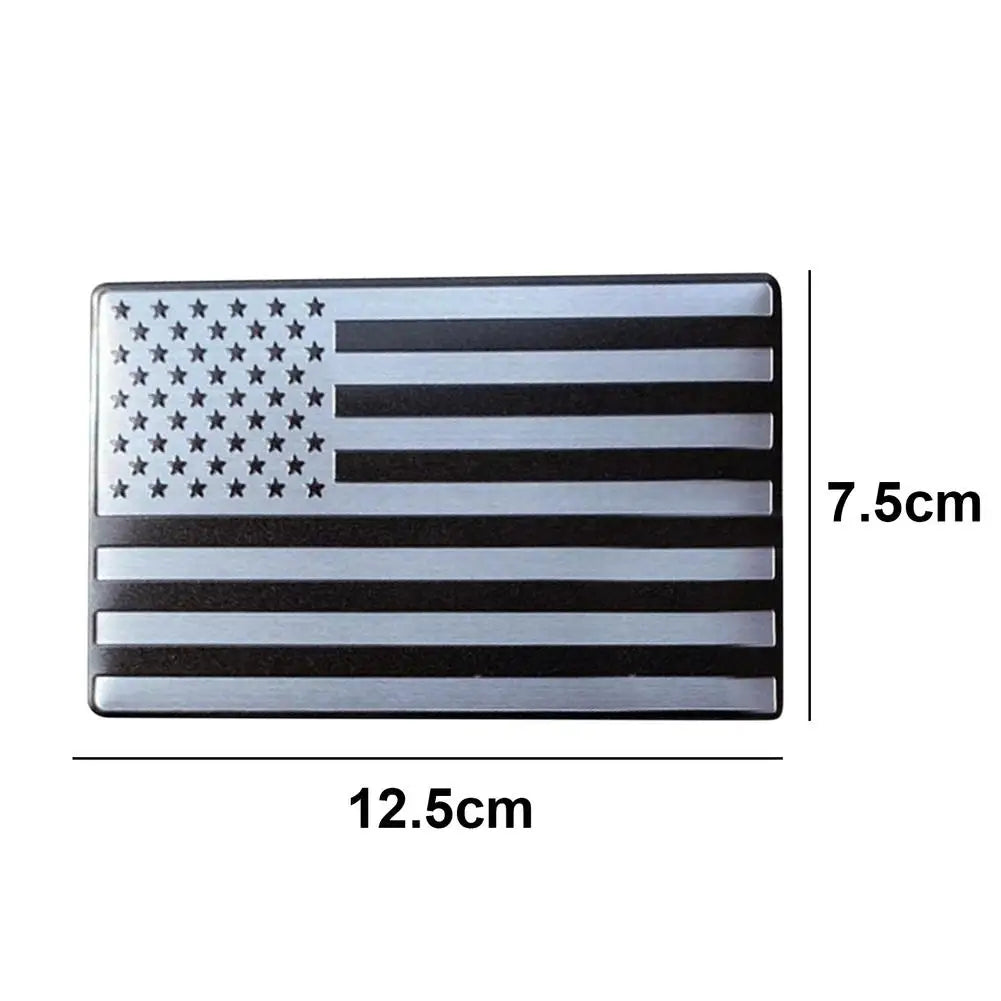 3D USA American Flag Car Emblem Decals Sticker
