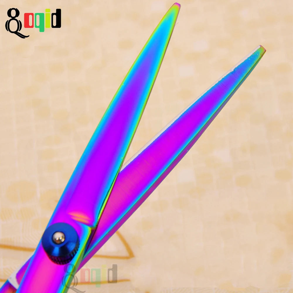 Tijeras Premium para mascotas, cortador de pelo profesional para adelgazamiento recto, peine recortador de karité