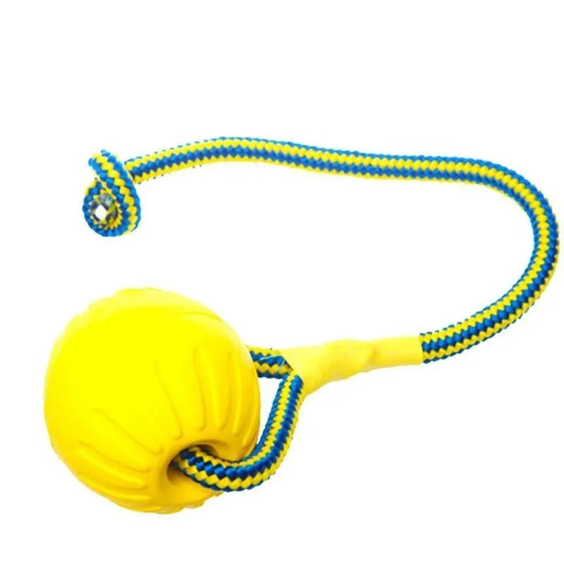 Indestructible Rubber Teeth Bite Ball Fun Training Ball