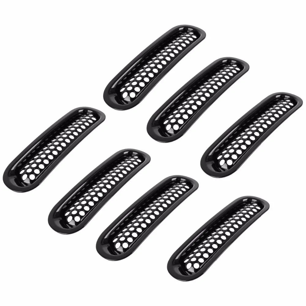 Front Grille Cover for Jeep Wrangler JK Front Grille Inserts
