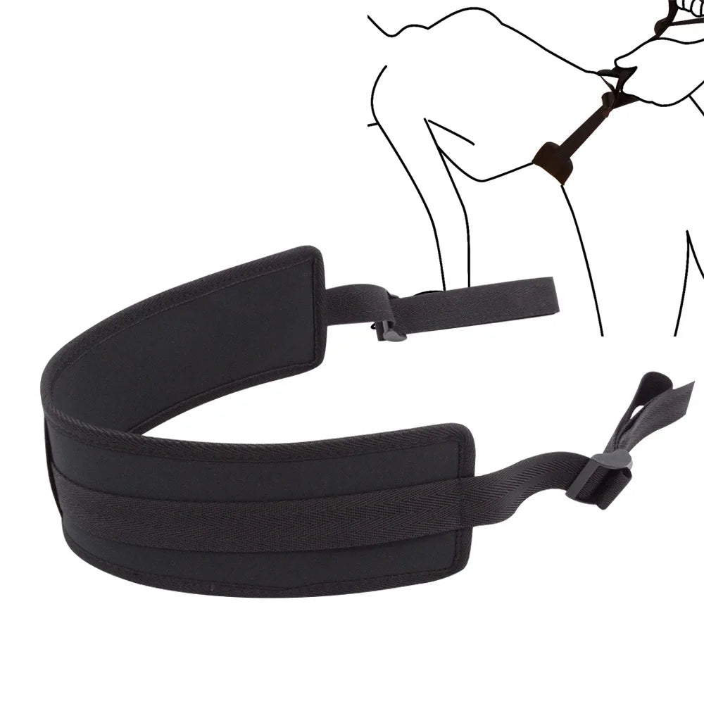 Bdsm-Juego de Bondage para adultos, esposas, cuello, muñeca, boca, mordaza, cor