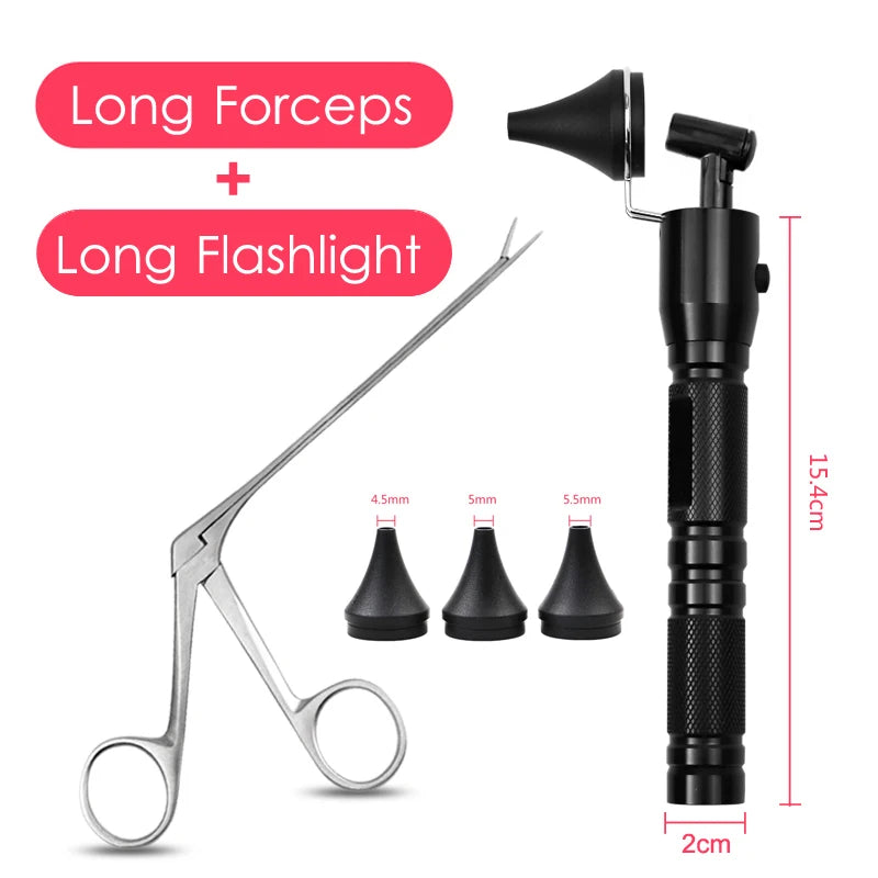 Ear Nose Cleaner Pliers Endoscope Ear Wax Remover