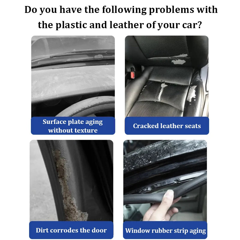 Car Plastic Restorer Plastic Leather Cleaning Products