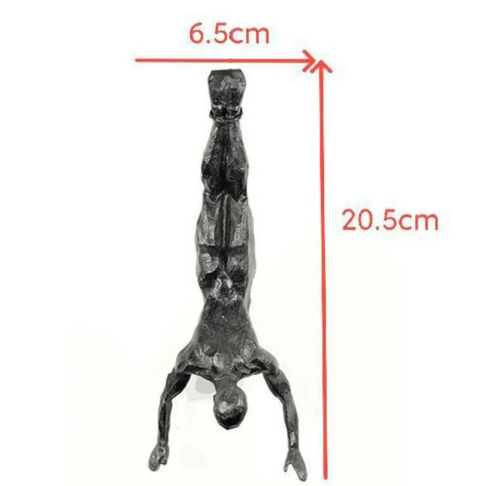 Athlete Rock Climbing Man fondo de resina decoración colgante de pared escultura estatua figuras decoración actual Retro nuevo