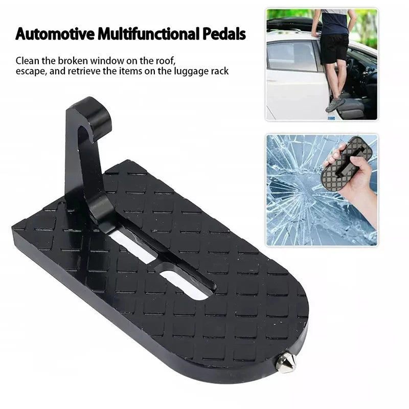 Automatic door assist pedal universal lock hook alloy