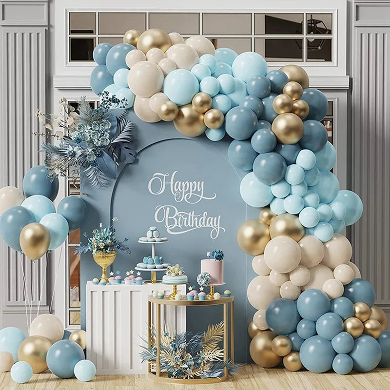 Kit de arco de guirnalda de Globos, decoración de fiesta de cumpleaños, sumini