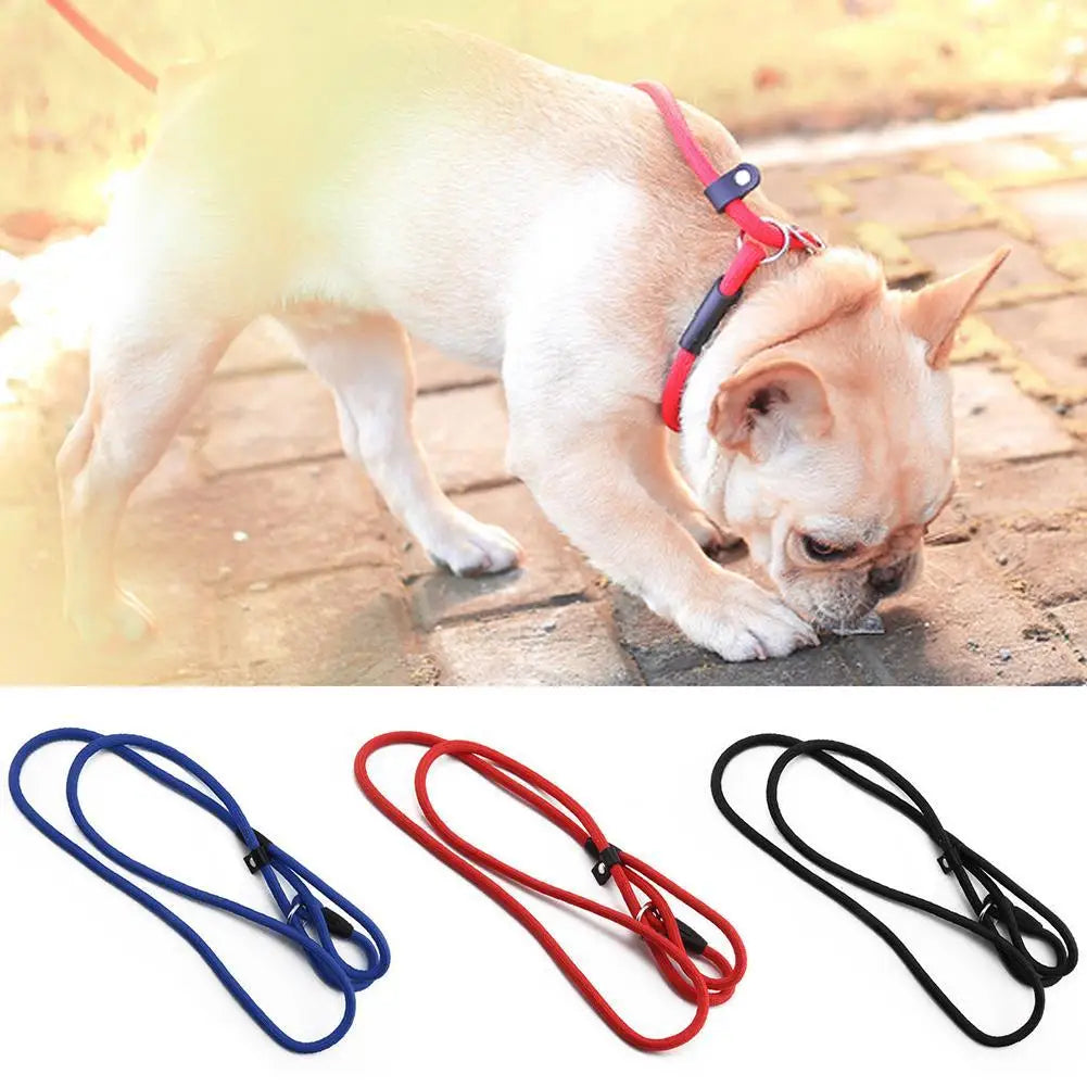 Correa de nailon para mascotas, cuerda antideslizante para entrenamiento de perr