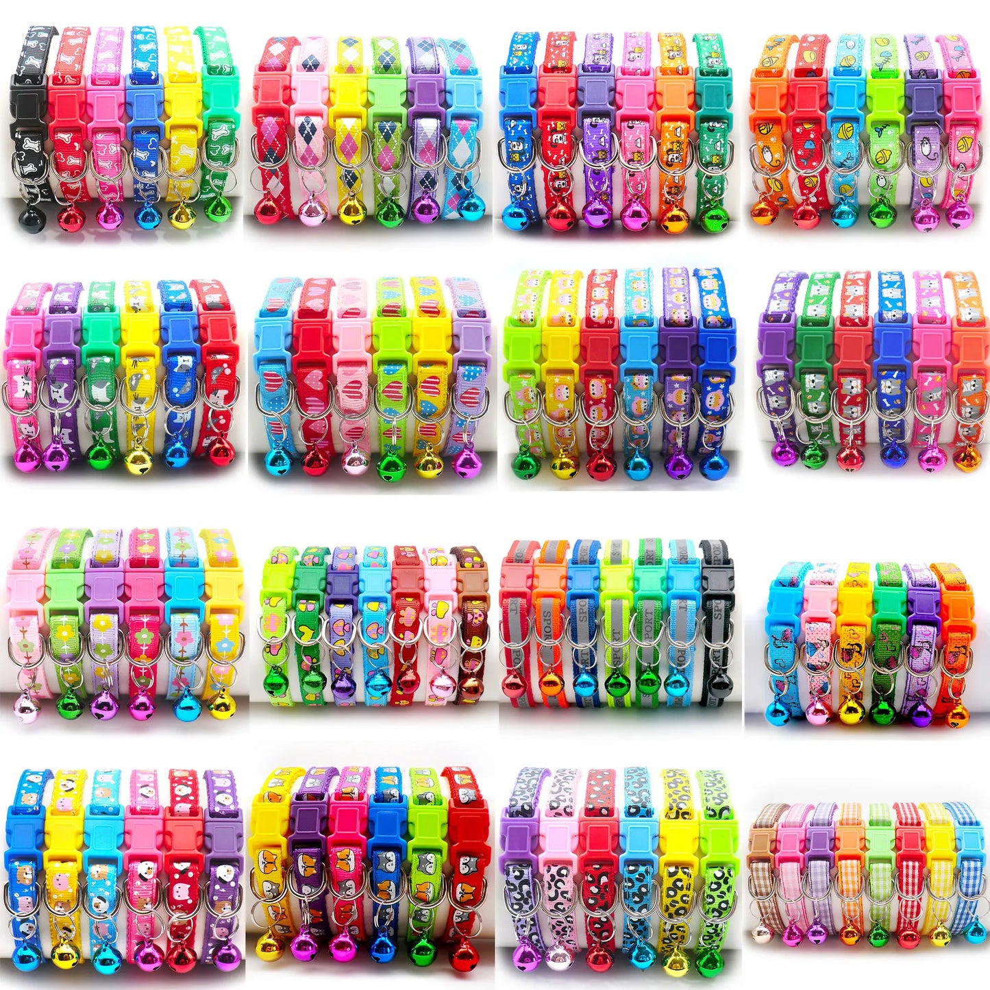 Adjustable Cat Collar with Bell Puppy Kitten Collar Wholesale