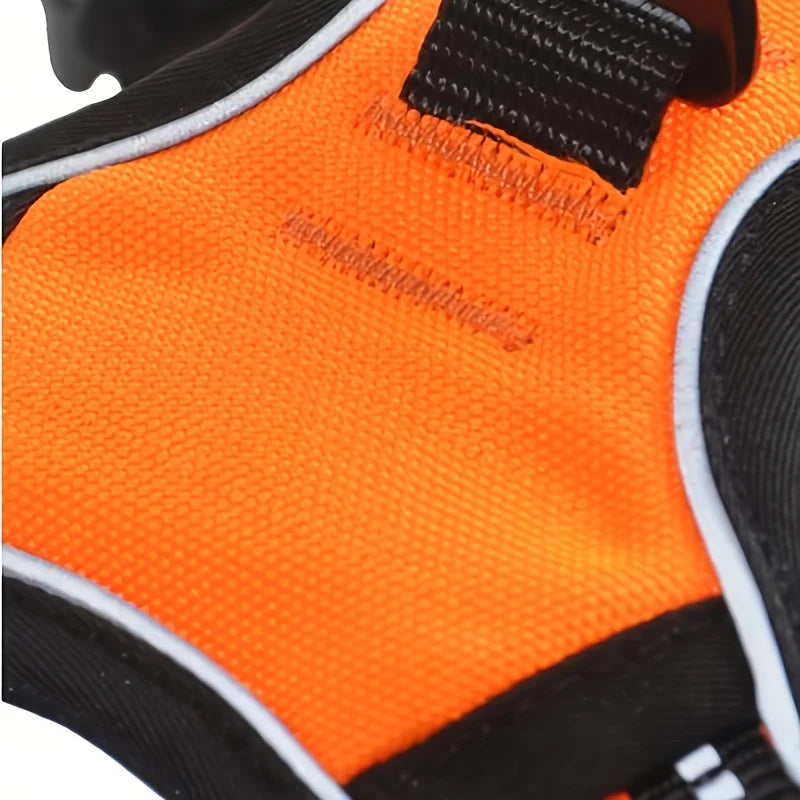 Adjustable Dog Harness Vest with Night Reflective Strip for Small Dogs