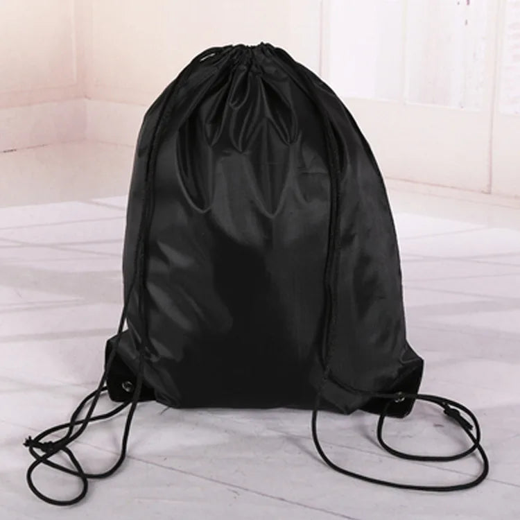 Bolsa de gimnasio impermeable con cordón, mochila de viaje al aire libre DIY, bolsas de compras, natación, baloncesto, Yoga, deportes