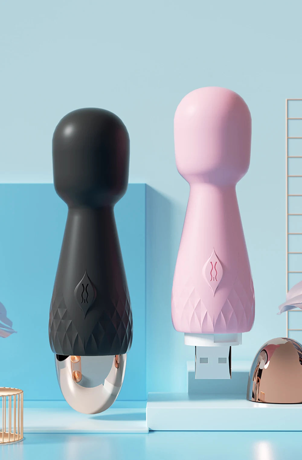 Mini vibrador de vibración fuerte para mujeres y adultos, palo mágico, masajea