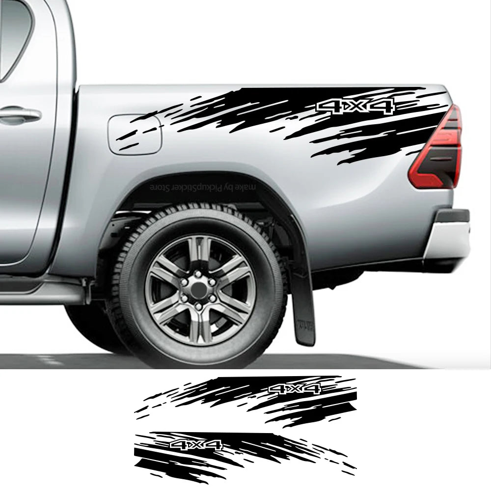 Mudslinger Style Sticker for Truck Bed Car Splash Kit