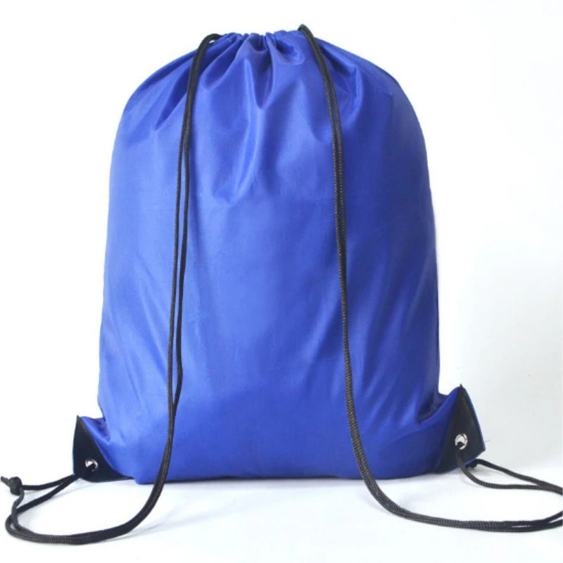 Bolsa de gimnasio impermeable con cordón, mochila de viaje al aire libre DIY, bolsas de compras, natación, baloncesto, Yoga, deportes
