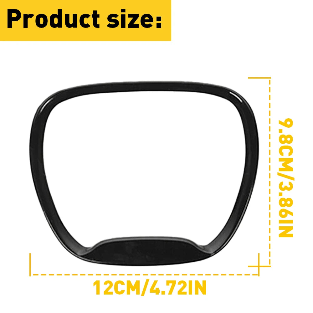 Car Steering Wheel Trim Cover Black Stickers for Dodge Charge