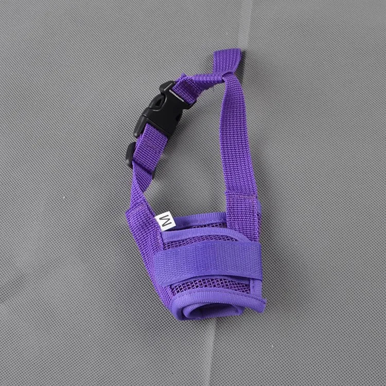 Anti Bark Muzzle for Small Large Dogs Adjustable Mesh Muzzles