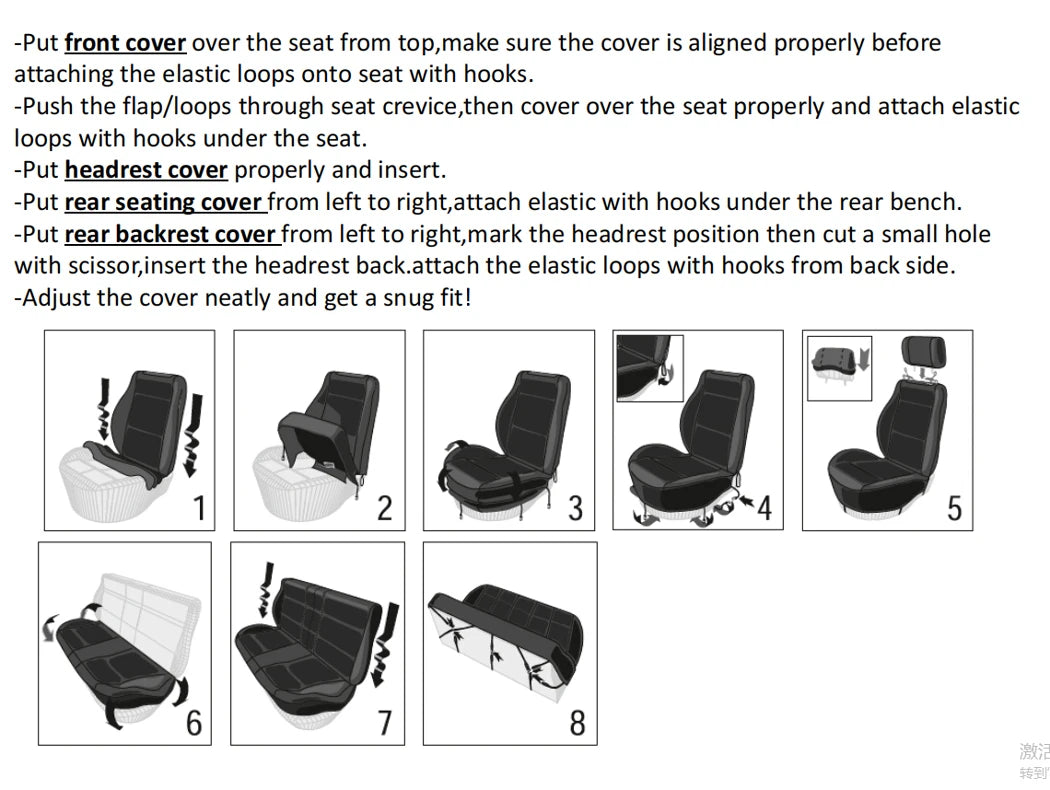 AUTO PLUS Juego de fundas de asiento de coche de poliéster, universales, deportivas, se ajustan a la mayoría de coches, de tela lisa, Bicolor, elegantes accesorios de coche, Protector de asiento