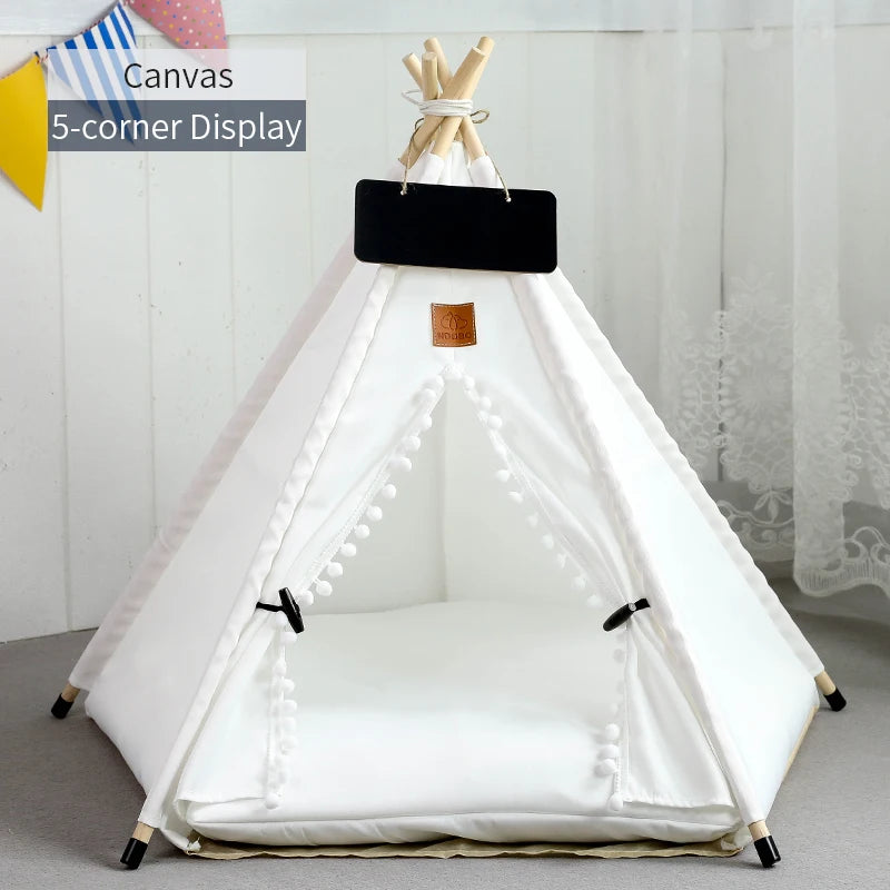 Portable Pet Tent Removable and Washable Dog House