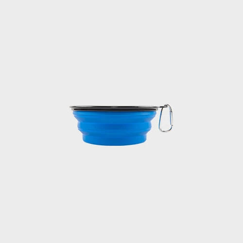 Cuenco de agua plegable de silicona para perros y gatos, cuenco para mascotas, c