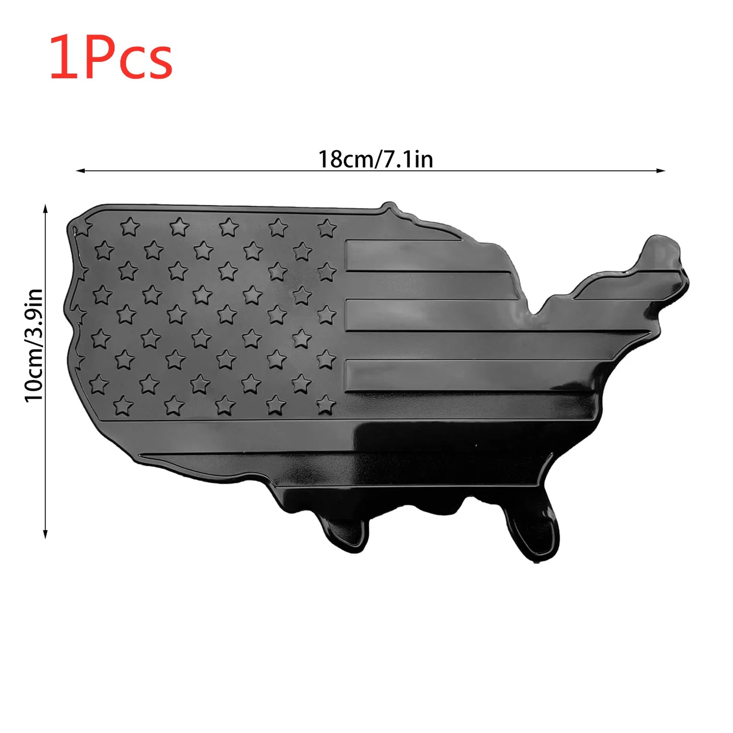 3D USA American Flag Car Emblem Decals Sticker