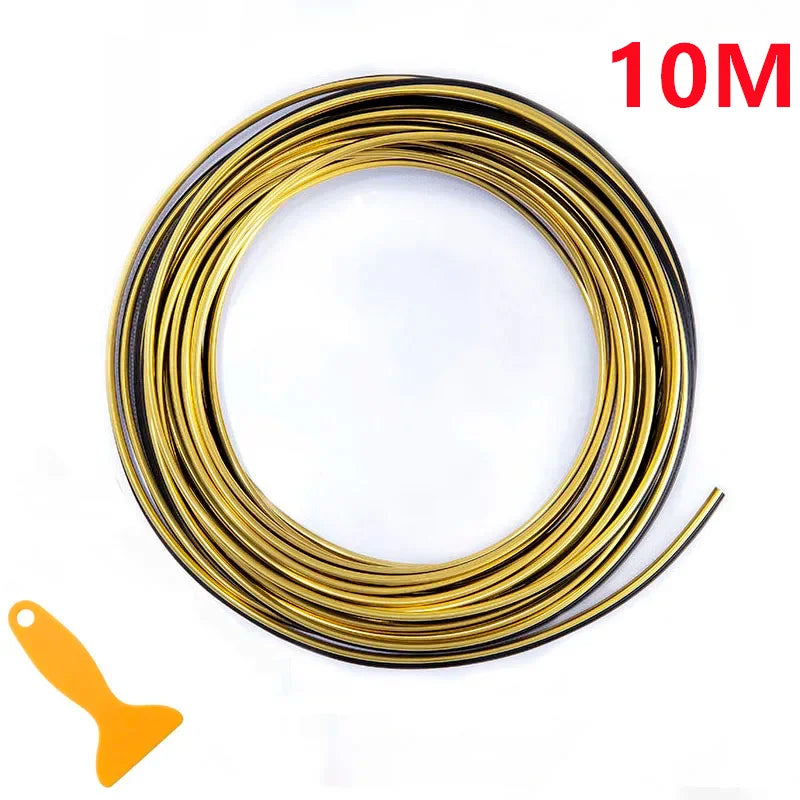 Tiras embellecedoras para Interior de coche, rellenos universales para huecos de
