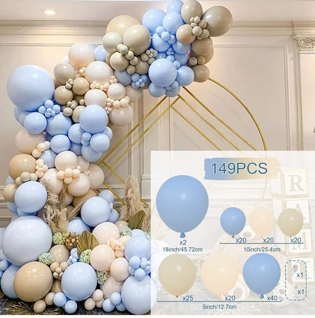 Kit de arco de guirnalda de Globos, decoración de fiesta de cumpleaños, sumini