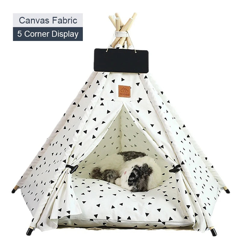 Portable Pet Tent Removable and Washable Dog House