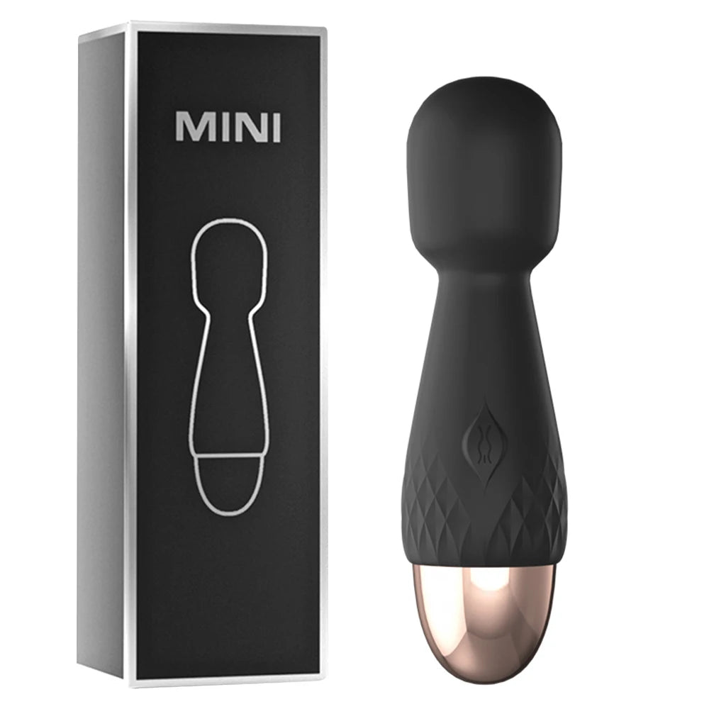 Mini vibrador de vibración fuerte para mujeres y adultos, palo mágico, masajea