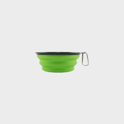 Cuenco de agua plegable de silicona para perros y gatos, cuenco para mascotas, c