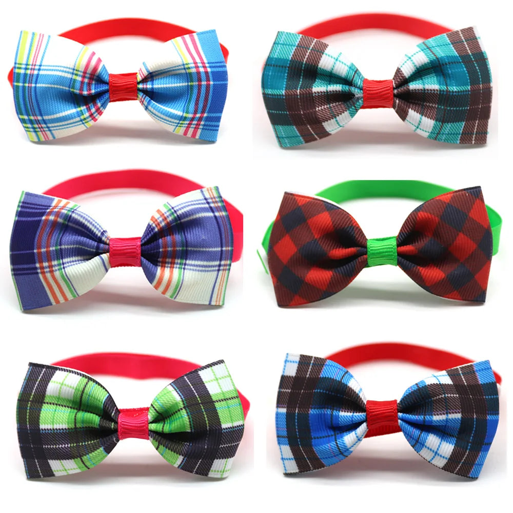 20pcs Dog Accessories Bulk Bow Tie Dog Collar Bowtie