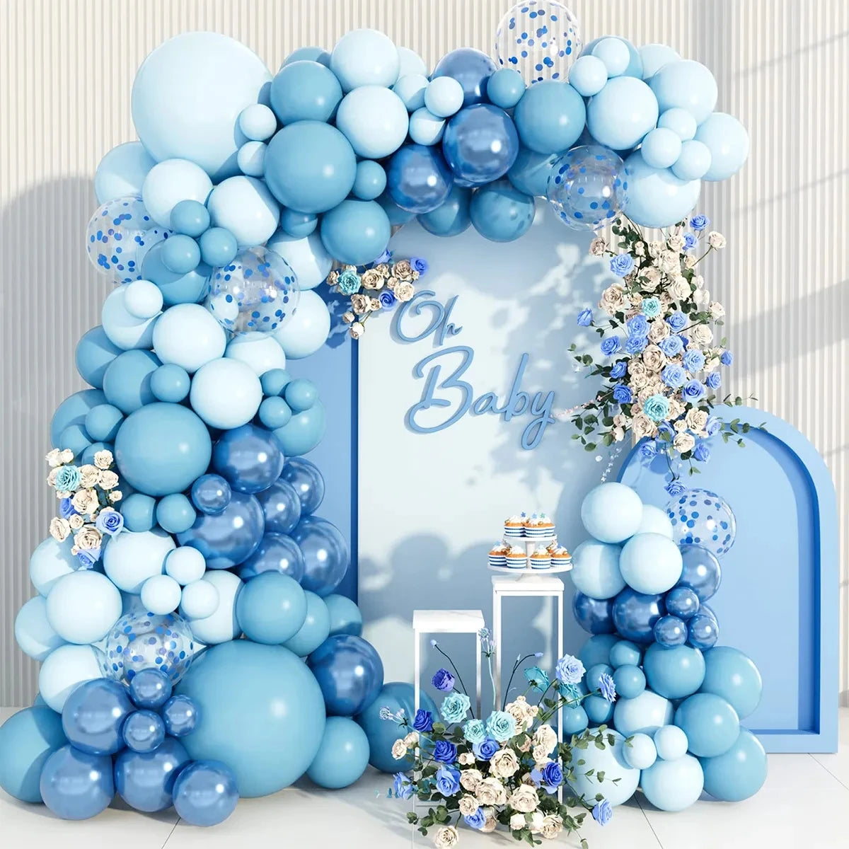 Kit de arco de guirnalda de Globos, decoración de fiesta de cumpleaños, sumini